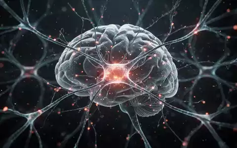 Abstrakte Darstellung eines leuchtenden neuronalen Netzwerks, das Gehirnsynapsen und digitale Verbindungen symbolisiert. - Foto: über boerse-global.de