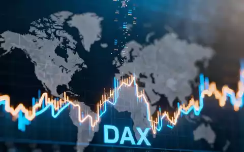 Eine stilisierte DAX-Aktienchart mit überlagerten geopolitischen Kartenelementen und Finanzmarktdaten. - Foto: über boerse-global.de