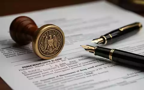 Ein Notarsiegel und ein Füllfederhalter auf juristischen Dokumenten mit unscharfem Text, der Erbrecht und Nachlassplanung symbolisiert. - Foto: über boerse-global.de