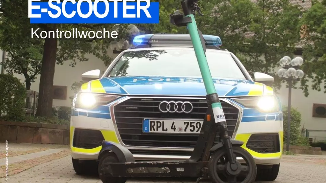 POL-PDKL: Polizei intensiviert Kontrollen rund um E-Scooter - Bild: presseportal.de