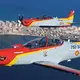 Vater und Tochter in je einem Trainingsflugzeug über dem Mittelmeer: Im vorderen Flugzeug Spaniens König Felipe VI., im hinteren Thronfolgerin, Kronprinzessin Leonor. - Bild: Casa De S.M. El Rey/EUROPA PRESS/dpa