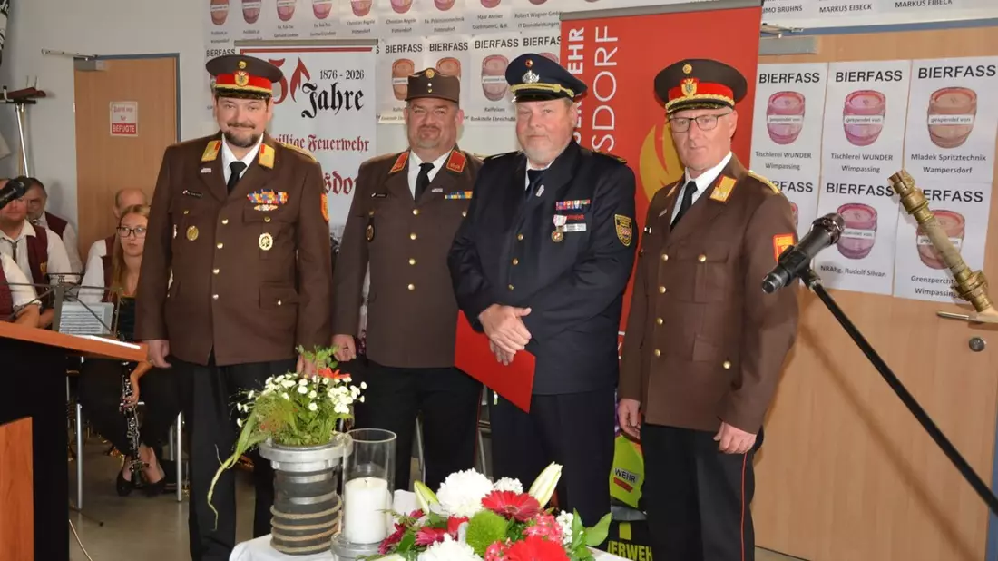 FW-EN: 50 Jahre gelebte Feuerwehrfreundschaft - Besuch bei der Feuerwehr Wampersdorf in Österreich - Bild: presseportal.de