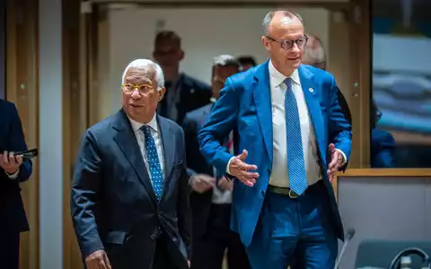 Findet den derzeit diskutierten Vorschlag für den neuen EU-Haushalt deutlich zu hoch: Bundeskanzler Friedrich Merz. - Foto: Michael Kappeler/dpa