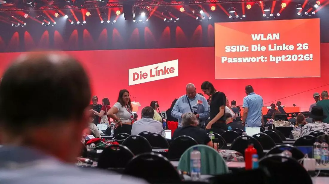 Linke startet Parteitag in Potsdam