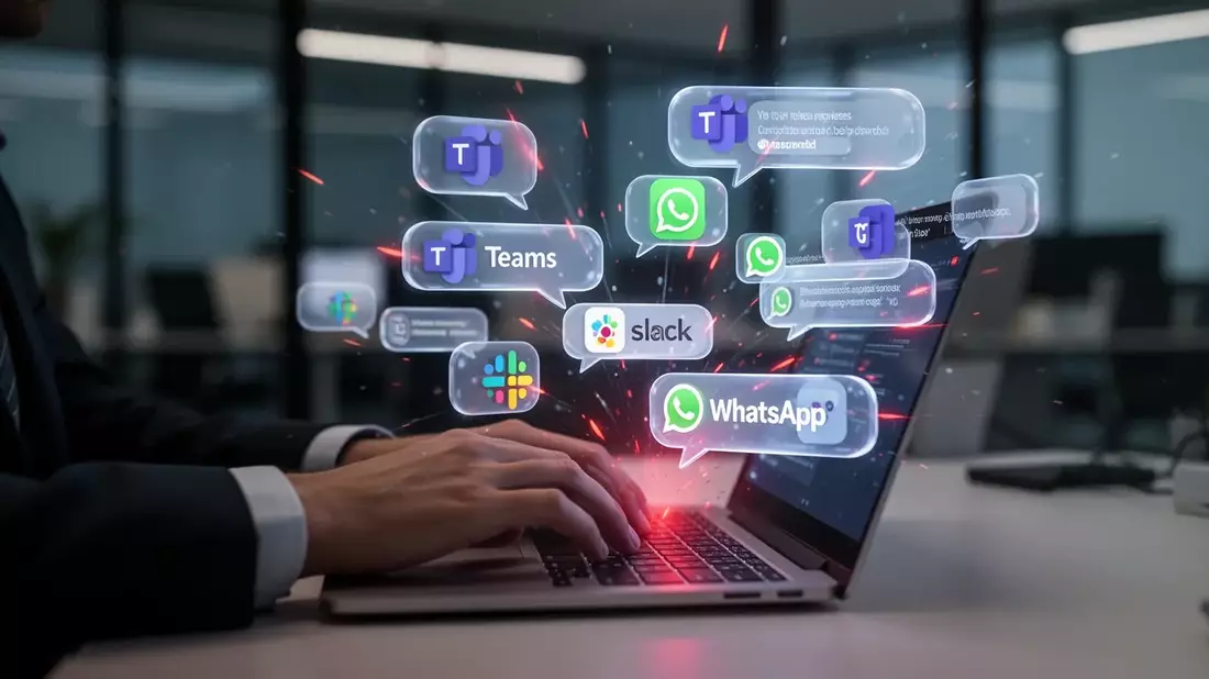 Phishing verlagert sich auf Teams, Slack und WhatsApp