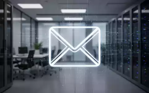 Ein stilisiertes, leuchtendes E-Mail-Symbol, umgeben von digitalen Linien und Binärcode, vor einem verschwommenen technologischen Hintergrund. - Foto: über boerse-global.de