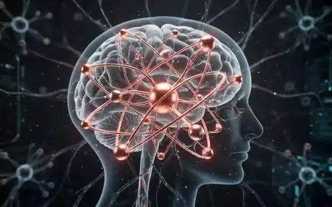 Eine futuristische Darstellung eines leuchtenden Kupferatoms, das mit neuronalen Bahnen in einem menschlichen Gehirn verbunden ist. - Foto: über boerse-global.de