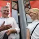 Jan van Aken und Ines Schwerdtner haben die Linke seit 2024 aus dem Umfragetief geführt. - Bild: Michael Bahlo/dpa