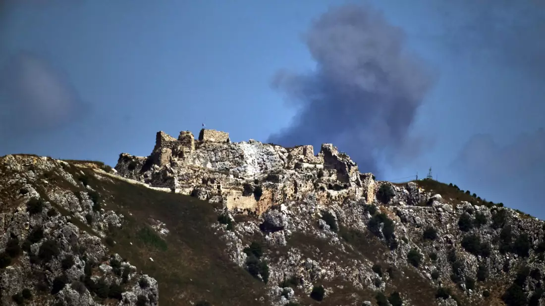 Die israelische Armee und die Schiitenmiliz Hisbollah lieferten sich zuletzt wieder schwere Gefechte im Südlibanon.  - Bild: Leo Correa/AP/dpa