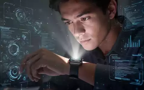 Eine Person mit einer Smartwatch am Handgelenk, konzentriert auf digitale Schnittstellen, die Konzentration und Lernmethoden symbolisieren. - Foto: über boerse-global.de