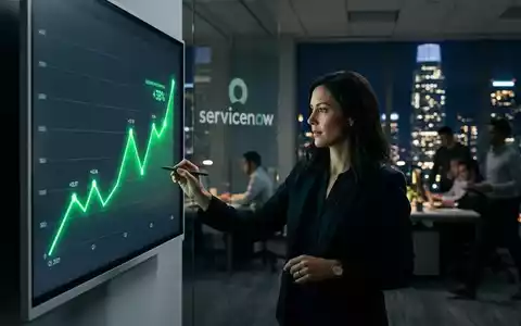 Eine stilisierte, aufwärts gerichtete Wachstumskurve auf einem digitalen Bildschirm, umgeben von einer modernen Büroumgebung. - Foto: über boerse-global.de