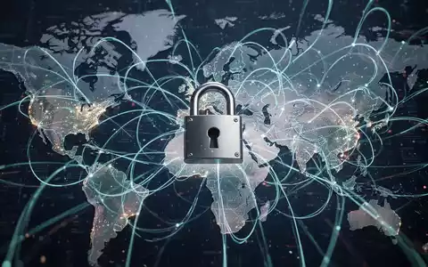 Intertwined global networks and data streams with a lock icon over a map of the EU and US, symbolizing AI export restrictions. - Foto: über boerse-global.de