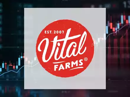 Abstrakte Darstellung eines fallenden Börsenkurses mit einer zerbrochenen Eierschale, die den Rückgang der Vital Farms Aktie symbolisiert. - Foto: über boerse-global.de