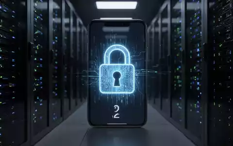 A smartphone screen showing a two-digit number for authentication, with a digital lock overlay, representing enhanced security. - Foto: über boerse-global.de