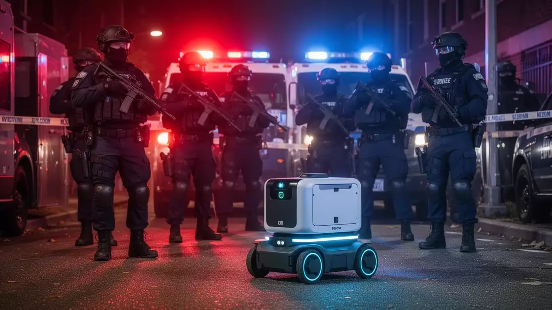 Lieferroboter blockiert SWAT-Einsatz in Arizona