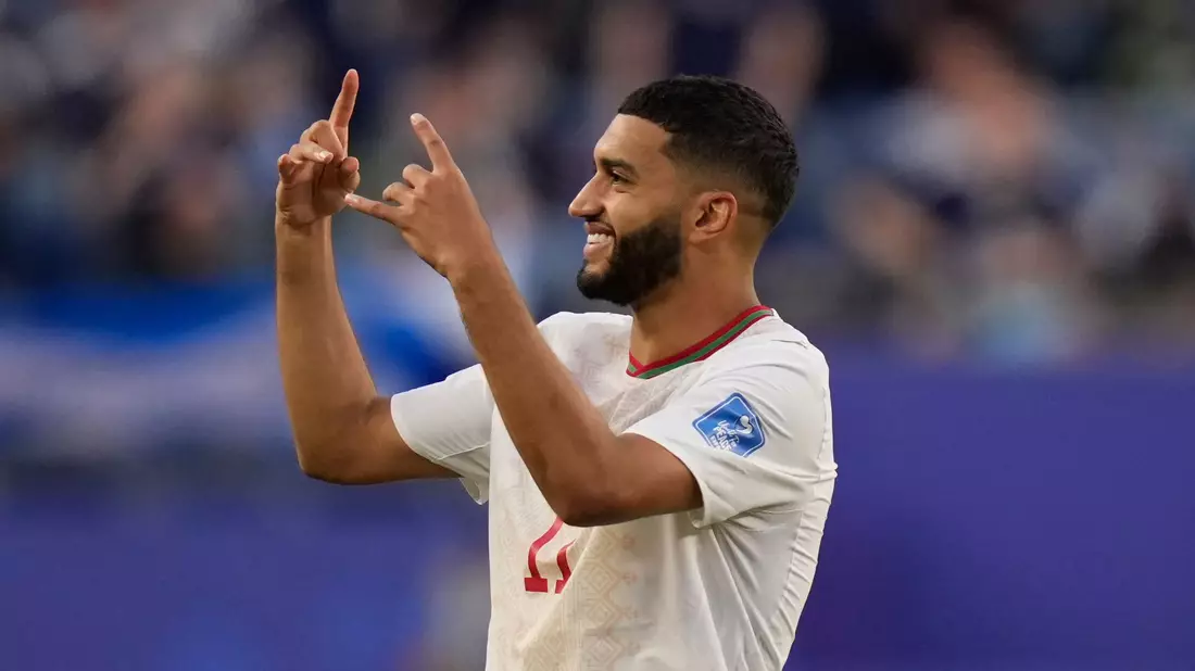 Marokkos Ismael Saibari soll vor einem Wechsel zum FC Bayern stehen.  - Bild: Charles Krupa/AP/dpa