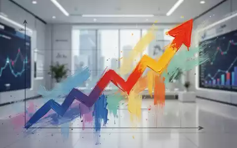 Ein stilisierter Finanzgraph mit einem starken Aufwärtstrend, überlagert von Pinselstrichen und lebendigen Farben, die Wachstum symbolisieren. - Foto: über boerse-global.de