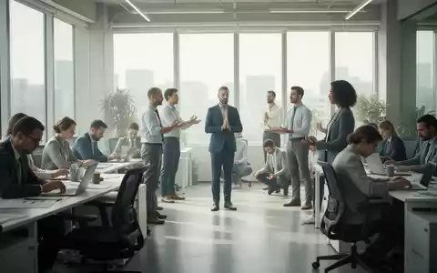 Geschäftsleute in einem modernen Büro, die konzentriert arbeiten und an einer Gruppenaktivität teilnehmen, um Resilienz und Stressbewältigung zu fördern. - Foto: über boerse-global.de