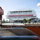 Das ehemalige Kongresszentrum ICC ist schon durch seine Größe ein Hingucker.  - Bild: Sebastian Gollnow/dpa