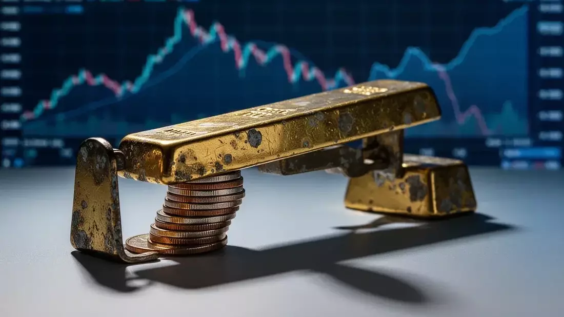 Oro en caída libre pese a récord de compras de bancos centrales: señales de la Fed