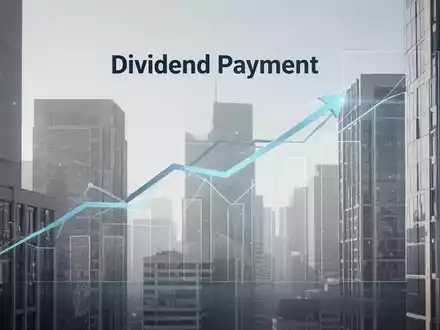 Eine stilisierte Grafik einer Dividendenzahlung im Immobilienbereich mit subtilen architektonischen Elementen. - Foto: über boerse-global.de