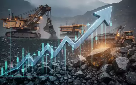 Abstrakte Darstellung eines starken Anstiegs im Aktienkurs, mit Elementen, die den Materialsektor andeuten. - Foto: über boerse-global.de