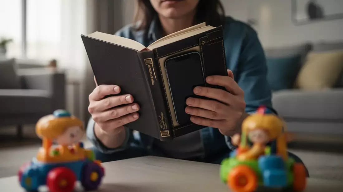 Peek A Book: Fake-Buch versteckt Smartphone vor Kindern