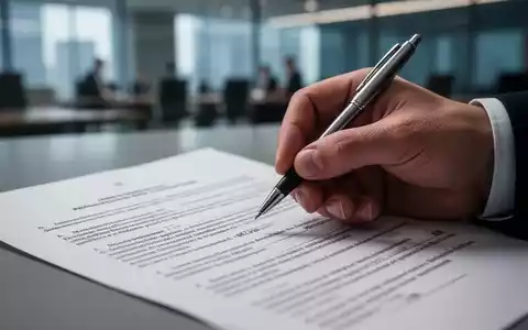 Eine Hand hält einen Stift über ein Gesetzesdokument, das eine Debatte über die Arbeitszeitreform und Flexibilität in Deutschland symbolisiert. - Foto: über boerse-global.de