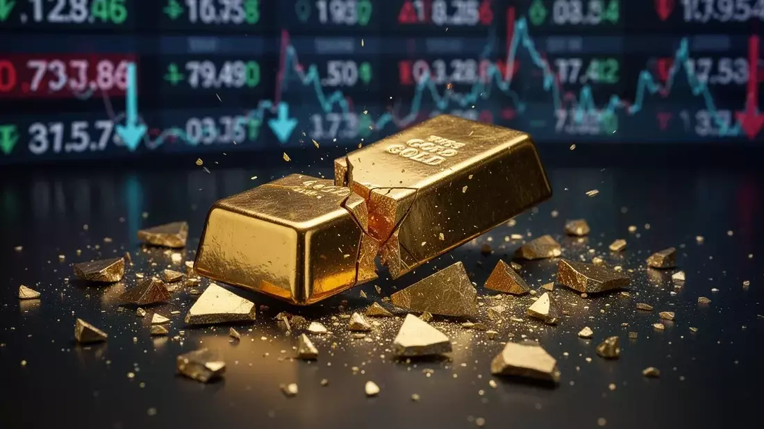 Gold Extends Selloff, Tumbles 7.91% as Fed Rate Hike Bets Surge