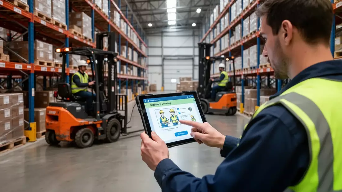 Digitale Unterweisungen: Logistikbranche treibt Arbeitsschutz voran