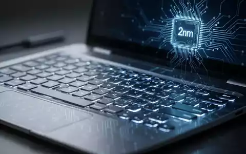 Close-up of a futuristic laptop keyboard with glowing keys and a subtle circuit board pattern, symbolizing advanced chip technology. - Foto: über boerse-global.de