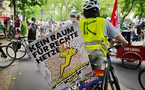 Fahrraddemo gegen Apollo News und Nius am 20.06.2026 - Foto: via dts Nachrichtenagentur