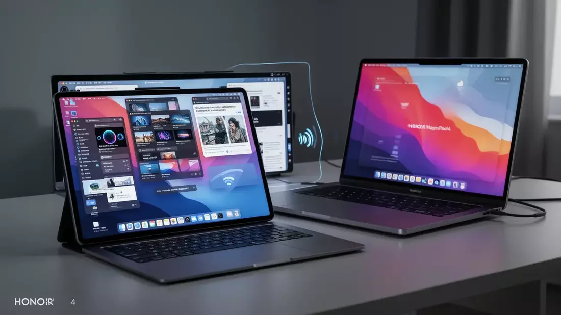 HONOR MagicPad 4: Android-Tablet wird MacBook-Monitor