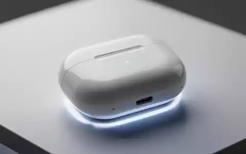 A close-up of a white Apple AirPods Pro charging case on a clean, modern surface, with a soft light underneath. - Foto: über boerse-global.de