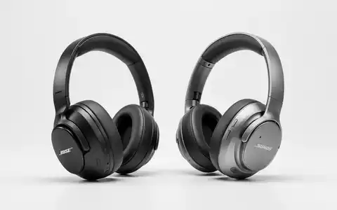 A pair of premium wireless over-ear headphones, one black and one white, displayed against a clean, minimalist background. - Foto: über boerse-global.de