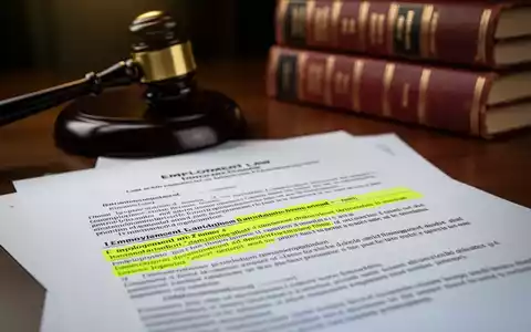 Ein Close-up eines juristischen Dokuments mit unscharfem Hintergrund, der einen Richterhammer und Gesetzbücher zeigt. - Foto: über boerse-global.de