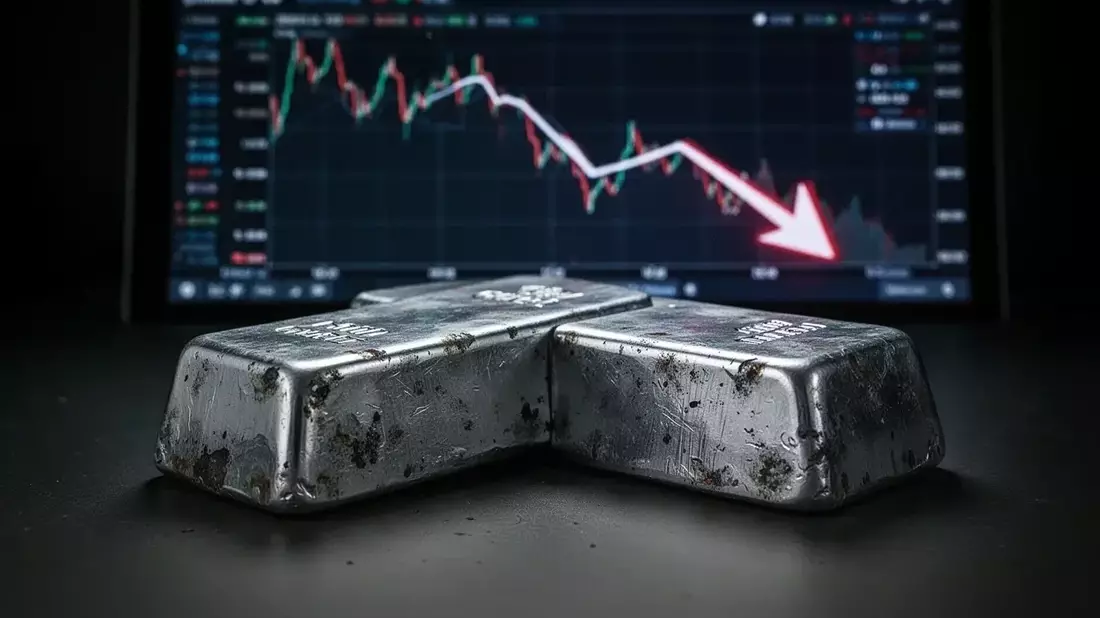 Plata: caída del 16% mensual pese a déficit crónico y previsión de 100 dólares
