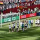 Die deutsche Mannschaft lässt sich feiern. - Bild: Christian Charisius/dpa