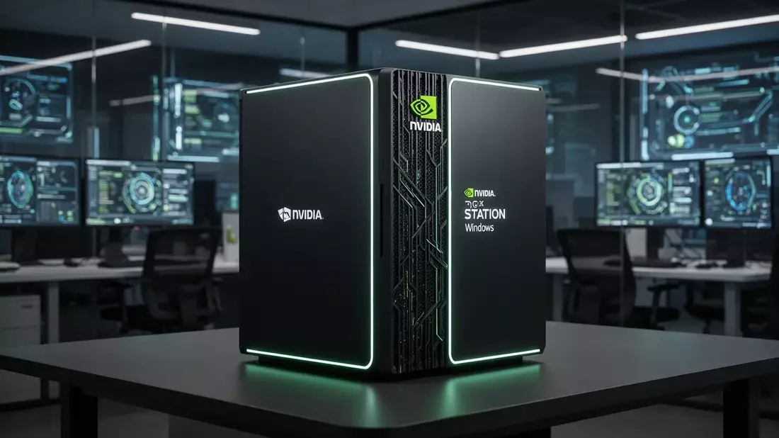 Nvidia DGX Station: KI-Supercomputer für Windows-Desktop vorgestellt