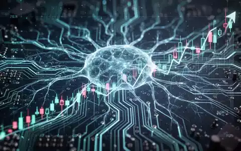 A glowing circuit board with AI neural network patterns and an upward-trending stock market graph, symbolizing technology and financial growth. - Foto: über boerse-global.de