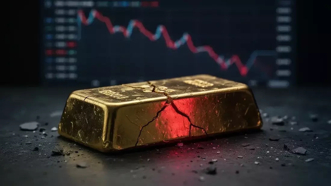 Oro cae 26% desde máximo histórico: Fed, dólar y acuerdo Irán presionan