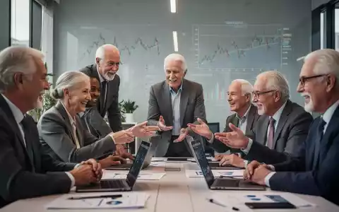 Aktive Senioren arbeiten zusammen in einem modernen Büro, symbolisierend die steuerlichen Vorteile für berufstätige Rentner. - Foto: über boerse-global.de