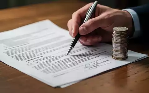 Eine Hand hält einen Stift über ein juristisches Dokument mit Münzstapeln daneben, symbolisiert rechtliche Urteile und finanzielle Folgen. - Foto: über boerse-global.de