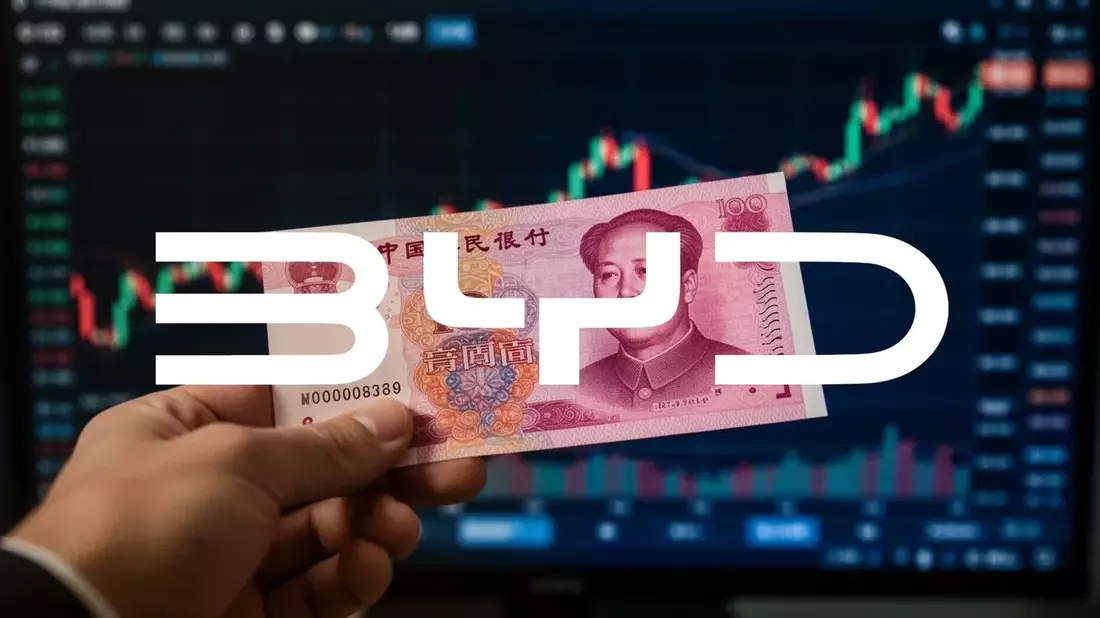BYD: récord de preventas y reorganización interna contrastan con mínimos bursátiles