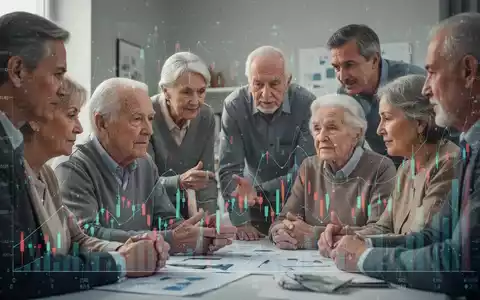 Eine vielfältige Gruppe von Menschen, die sich nachdenklich mit Altersvorsorge und Rentenreformen auseinandersetzt. - Foto: über boerse-global.de