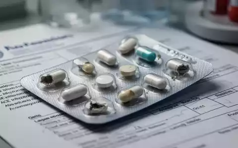 Nahaufnahme einer Medikamenten-Blisterpackung, die auf Fehler oder Rückrufe bei pharmazeutischen Produkten hinweist. - Foto: über boerse-global.de