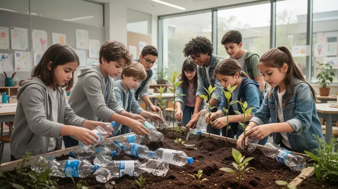 Klimaschutz in Schulen: Praktische Projekte und Auszeichnungen