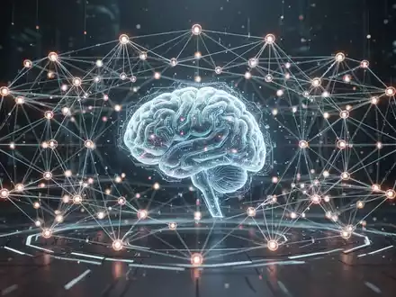 Digital illustration of a multi-layered security framework protecting an AI brain, representing AI guardrails and safety mechanisms. - Foto: über boerse-global.de