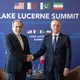 Der Schweizer Außenminister Ignazio Cassis traf sich mit seinem iranischen Amtskollegen Abbas Araghtschi. - Bild: Urs Flueeler/KEYSTONE/dpa