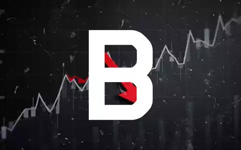 Ein roter Pfeil zeigt auf einem abstrakten Finanzdiagramm scharf nach unten, was einen Rückgang symbolisiert. - Foto: über boerse-global.de